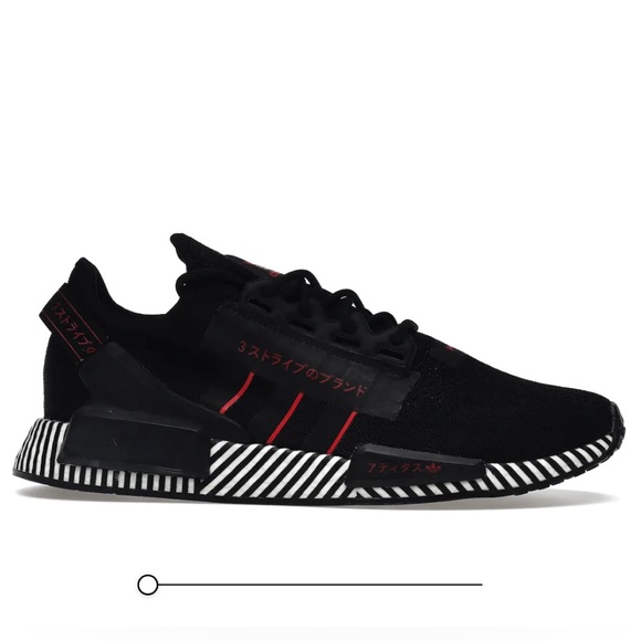 Women’s Adidas NMD R1 V2 - Dazzle Camo Black - size 4Y/6W - Picture 1 of 7